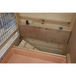 Klec pro králíky a hlodavce KERBL INDOOR DELUXE - dvoupatrová