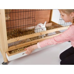 Klec pro králíky a hlodavce KERBL INDOOR DELUXE - dvoupatrová