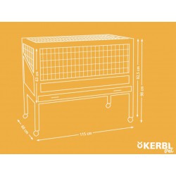 Klec pro králíky a hlodavce KERBL INDOOR DELUXE - jednopatrová