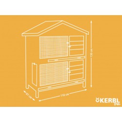 Králíkárna dvoupatrová KERBL APPARTMENT PRO