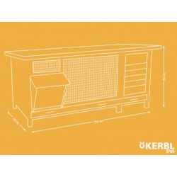 Králíkárna KERBL HUTCH XXL VARIO