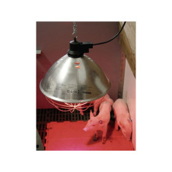 Infralampa KERBL 250W s hliníkovým stínítkem 35cm a kabelem 5m