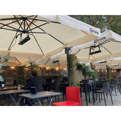 Infrazářič závěsný SYNER LCA 1000 W pro farmy, restaurace, domácnosti