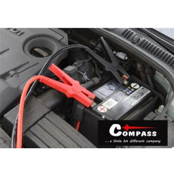 Kabely startovací 600A 3,5m COMPASS TÜV/GS DIN72553-25