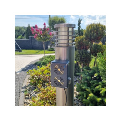 Vodotěsný, ultrazvukový odpuzovač na kuny, myši a potkany VIANO OD9, až 2500 m2