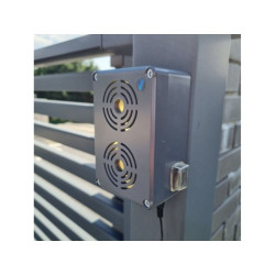 Vodotěsný, ultrazvukový odpuzovač na kuny, myši a potkany VIANO OD9, až 2500 m2