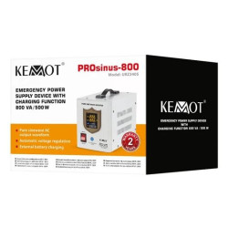 Zdroj záložní KEMOT PROsinus-800 500W 12V White