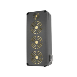 Vodotěsný, bezdrátový, ultrazvukový odpuzovač na kuny, myši a potkany VIANO ODA-2 KING, až 3000 m2, rozsah 120°