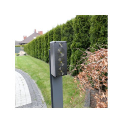 Vodotěsný, bezdrátový, ultrazvukový odpuzovač na kuny, myši a potkany VIANO ODA-2 KING, až 3000 m2, rozsah 120°