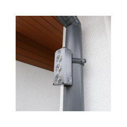 Vodotěsný, bezdrátový, ultrazvukový odpuzovač na kuny, myši a potkany VIANO ODA-2 KING, až 3000 m2, rozsah 120°