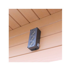 Vodotěsný, bezdrátový, ultrazvukový odpuzovač na kuny, myši a potkany VIANO ODA-2 KING, až 3000 m2, rozsah 120°