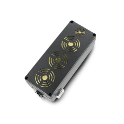 Vodotěsný, bezdrátový, ultrazvukový odpuzovač na kuny, myši a potkany VIANO ODA-2 KING, až 3000 m2, rozsah 120°