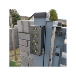 Vodotěsný, bezdrátový, ultrazvukový odpuzovač na kuny, myši a potkany VIANO ODA-2 KING, až 3000 m2, rozsah 120°