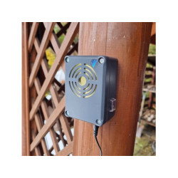 Vodotěsný, ultrazvukový odpuzovač na kuny, myši a potkany VIANO OD12, až 2000 m2