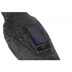 Plašič ptáků Havran černý, solární