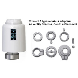 Hutermann WIFI Termostatická hlavice na radiátorový ventil T-604