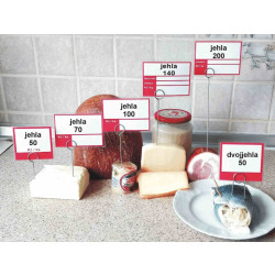 DRŽÁK CENOVKY K170 - STOJÁNEK 120 mm