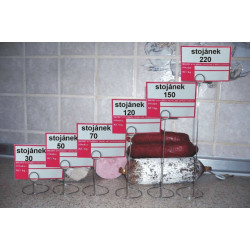 DRŽÁK CENOVKY K172 - STOJÁNEK 220 mm