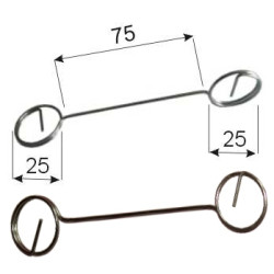 DRŽÁK CENOVKY - BRÝLE K166 125 mm