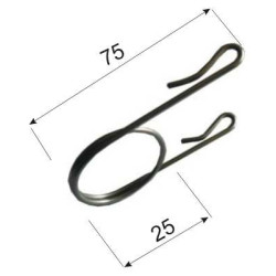 DRŽÁK CENOVKY - 670 - HÁČEK 75 mm