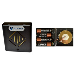 Ultrazvukový plašič na kuny, myši a potkany VIANO OB1 - napájení na baterie 4xAA v balení