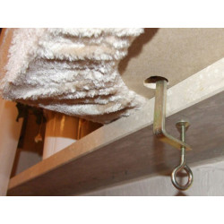 Pelíšek pro kočky, lehátko na parapet KERBL 56x36x7cm, béžové