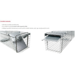 Past na kuny, potkany, krysy a lasičky TRAP ZL82x17x20