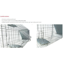 Past na kuny, kočky, potkany, krysy, lasičky a tchoře  TRAP ZL120x26x26