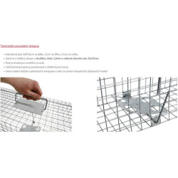 Past na potkany, krysy a lasičky TRAP ZL62x21x21