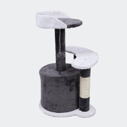 Kočičí škrabadlo BELLA F1 - Šedo-bílé