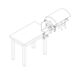 Ochranný kryt s úchytem vrtačky AGROFORTEL 0300c