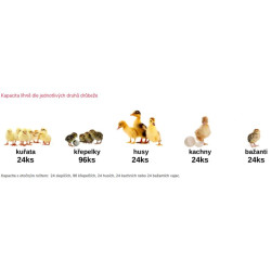 Líheň na vejce RIVER SYSTEMS ET 24 - s dolíhní drůbeže