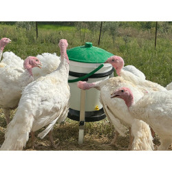 Kbelíková napáječka pro slepice, drůbež RIVER SYSTEMS RIVUS 141/03 - 17l, plastová s niply