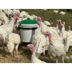 Kbelíková napáječka pro slepice, drůbež RIVER SYSTEMS RIVUS 141/03 - 17l, plastová s niply