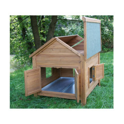 Kurník pro slepice, domek pro králíky KERBL 105x100x108 cm