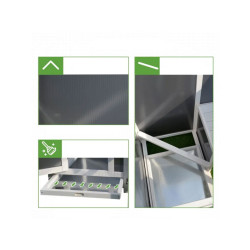 Kurník pro slepice PAWHUT D51-104