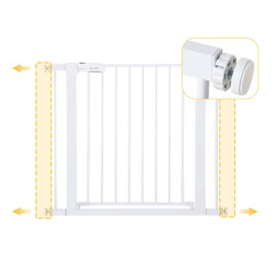 Zábrana do dveří pro psy PAWHUT D06-043V01 75-96 x 76 cm