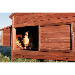 Dřevěný kurník a husník MOSKVA, 1880x1130x870 mm