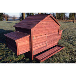 Dřevěný kurník a husník MOSKVA, 1880x1130x870 mm
