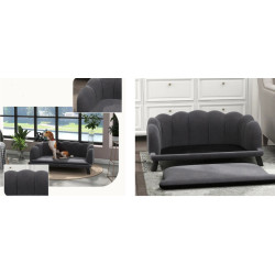 Pohovka pro psy PAWHUT D04-153CG, tmavě šedá, 98,5x60,5x35,5 cm