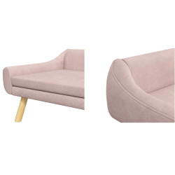 Pohovka pro psy PAWHUT D04-269V00PK, růžová, 102x58,5x42,5 cm