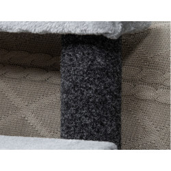 Schůdky pro psy a kočky PAWHUT D06-092V01, šedé, 60x40x64 cm