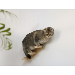 Dřevěný žebřík pro kočky KERBL 80916 TIMBER, délka 38 cm, s jutou