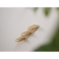 Dřevěný žebřík pro kočky KERBL 80916 TIMBER, délka 38 cm, s jutou