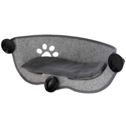 Závěsný pelíšek pro kočky s přísavkami na okno KERBL FILZINO 70x26x26 cm