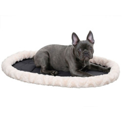 Pelíšek pro psy a kočky oboustranný KERBL 54x45x6 cm, béžový