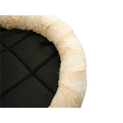 Pelíšek pro psy a kočky oboustranný KERBL 54x45x6 cm, béžový