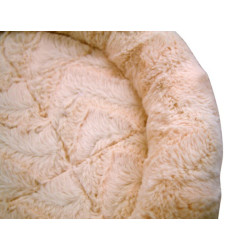 Pelíšek pro psy a kočky oboustranný KERBL 54x45x6 cm, béžový