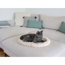 Pelíšek pro psy a kočky oboustranný KERBL 54x45x6 cm, béžový