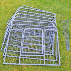 Výběh pro psy a další zvířata - velikost M - 8 segmentů, výška 80 cm